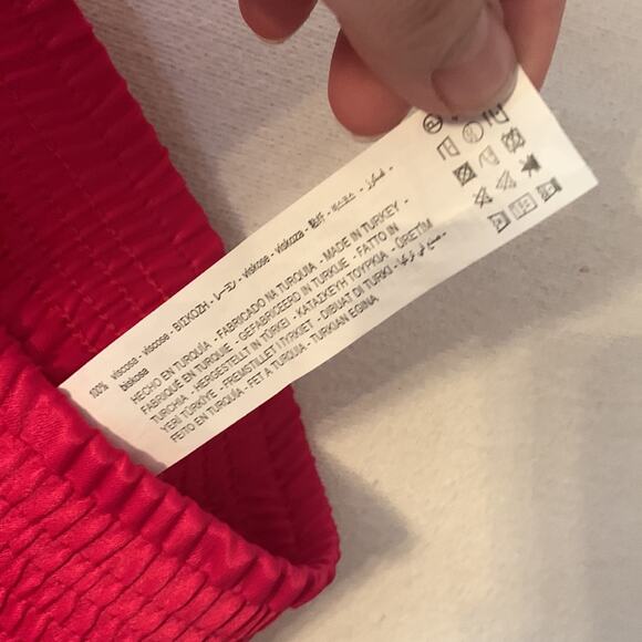 Zara womens XS pink barbie satin pants casual relax soft trousers modest cute - Picture 9 of 10